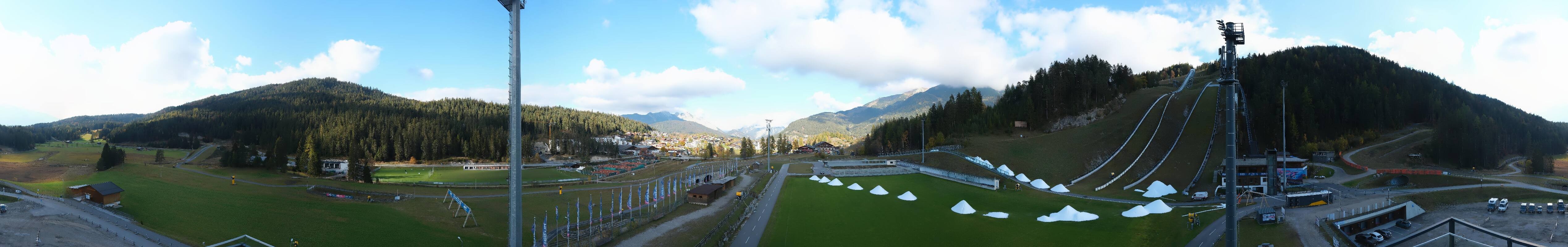 Archived image Webcam Biathlon Center Seefeld
