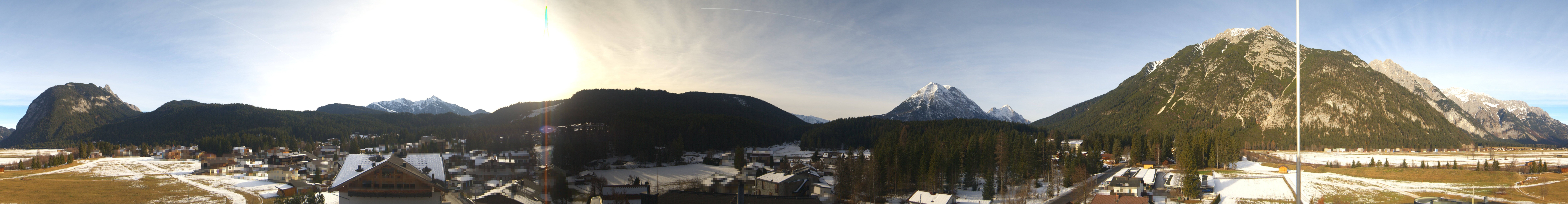 Archiv Foto Webcam Rundblick Leutasch