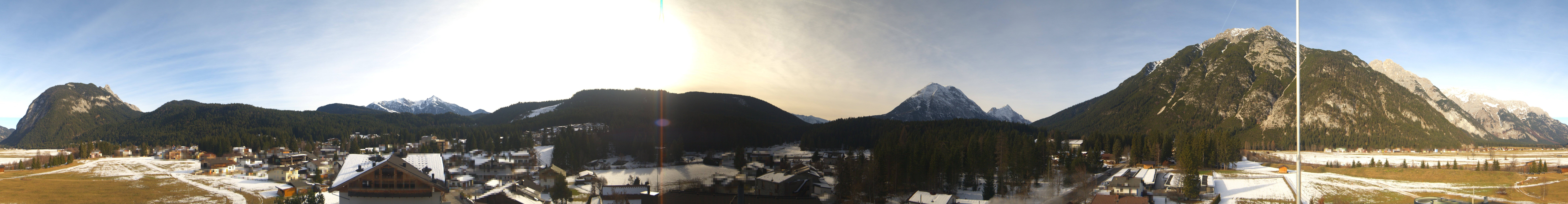 Archiv Foto Webcam Rundblick Leutasch