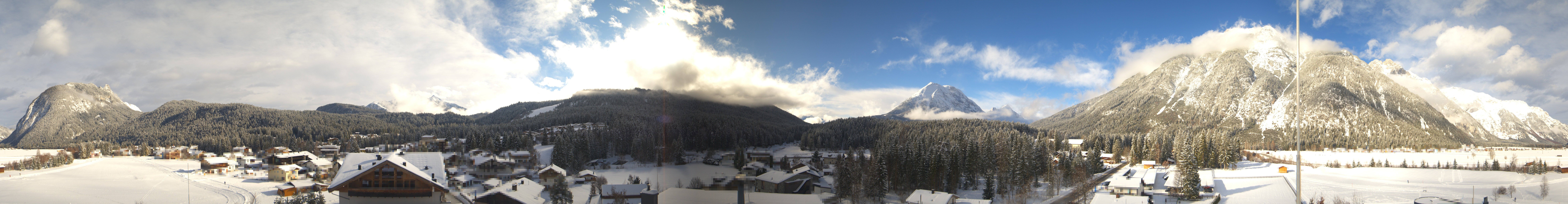 Archiv Foto Webcam Rundblick Leutasch