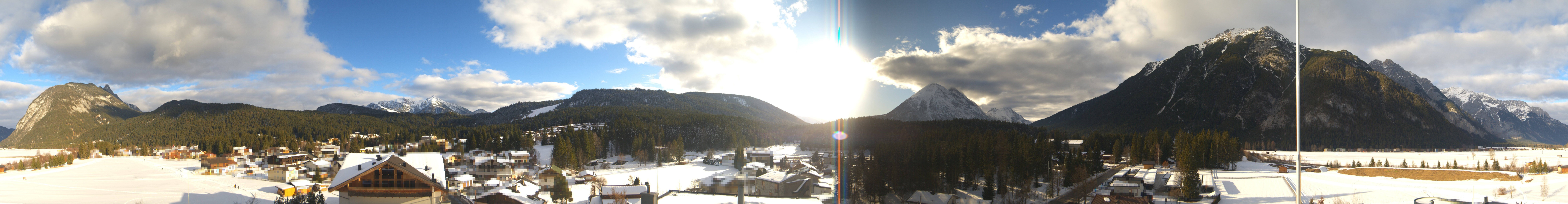Archiv Foto Webcam Rundblick Leutasch