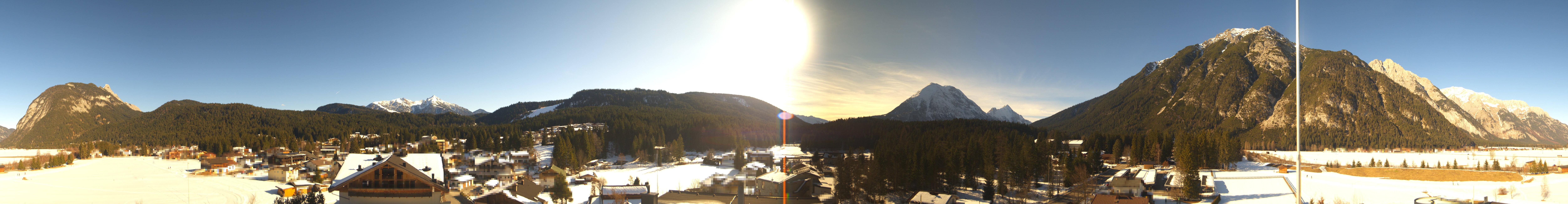 Archiv Foto Webcam Rundblick Leutasch