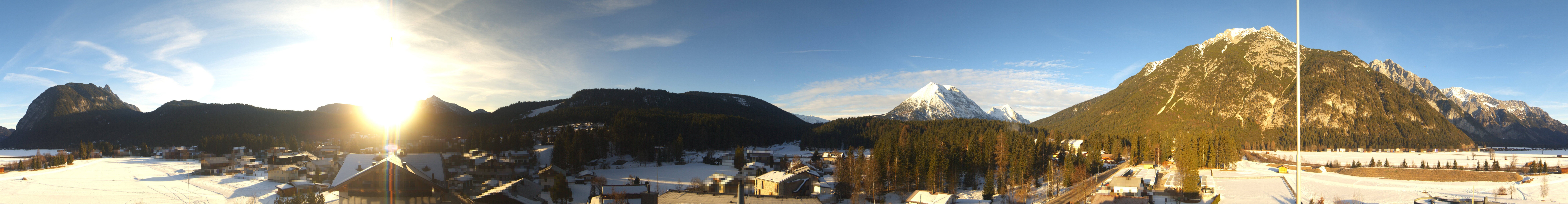 Archiv Foto Webcam Rundblick Leutasch