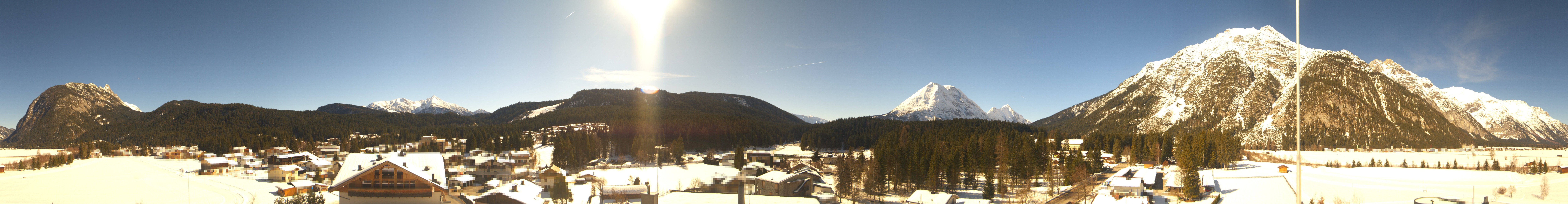 Archiv Foto Webcam Rundblick Leutasch