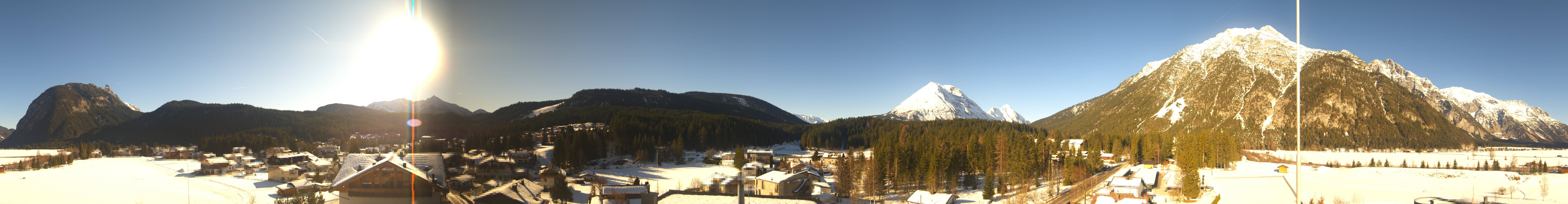 Archiv Foto Webcam Rundblick Leutasch