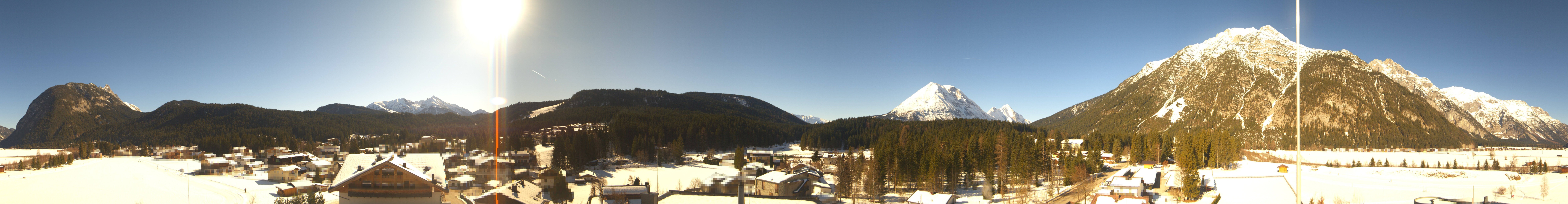 Archiv Foto Webcam Rundblick Leutasch