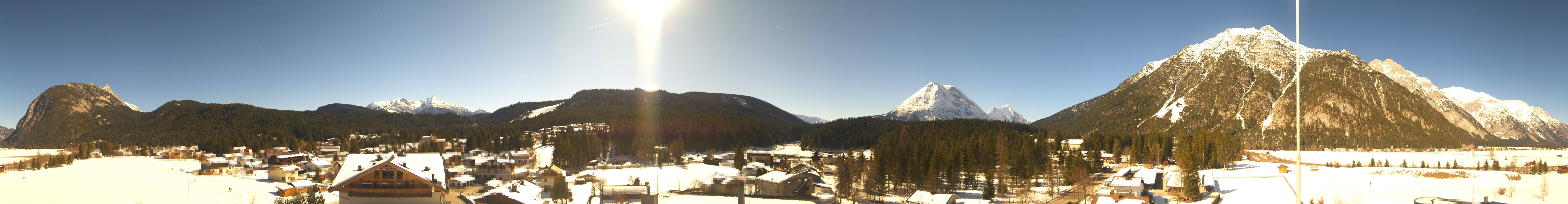 Archiv Foto Webcam Rundblick Leutasch
