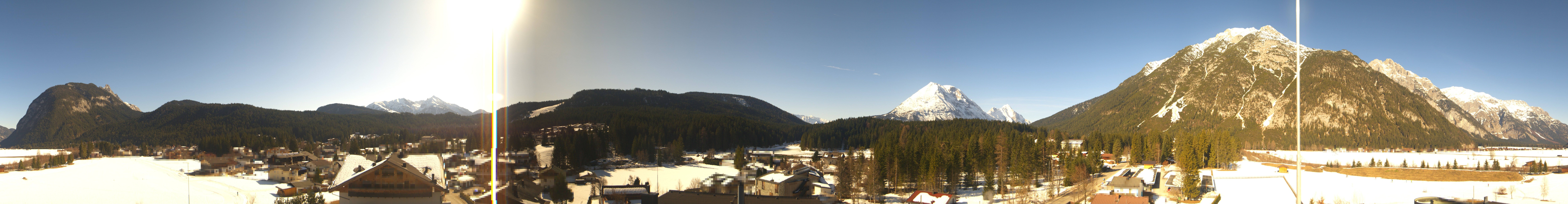 Archiv Foto Webcam Rundblick Leutasch