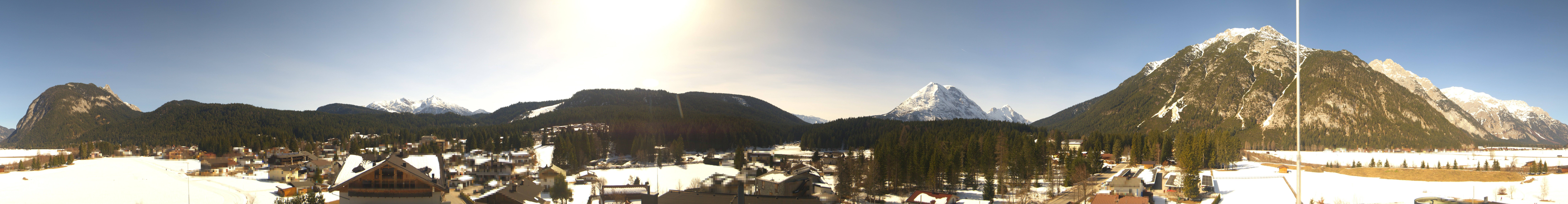 Archiv Foto Webcam Rundblick Leutasch