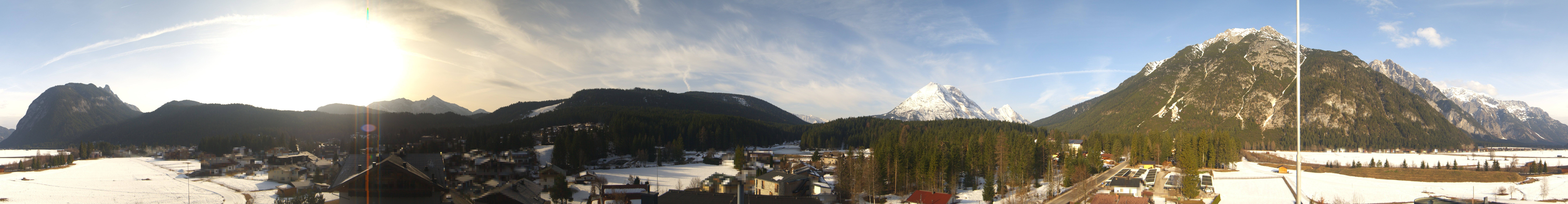 Archiv Foto Webcam Rundblick Leutasch