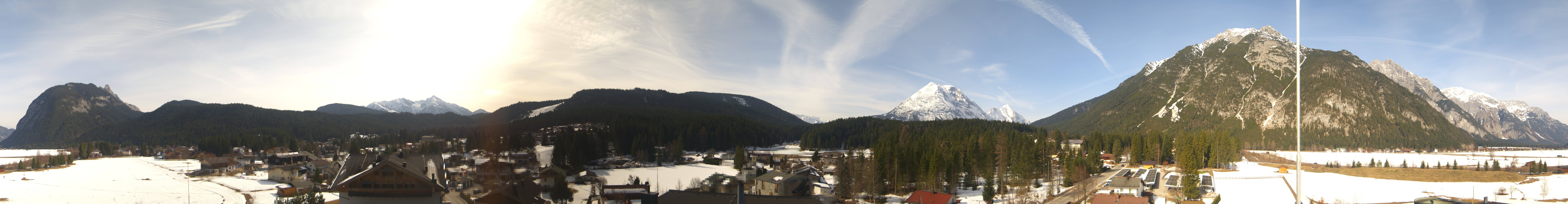 Archiv Foto Webcam Rundblick Leutasch