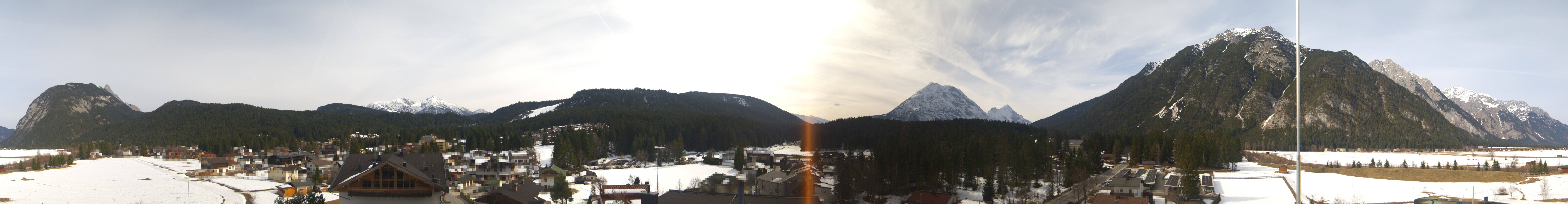 Archiv Foto Webcam Rundblick Leutasch