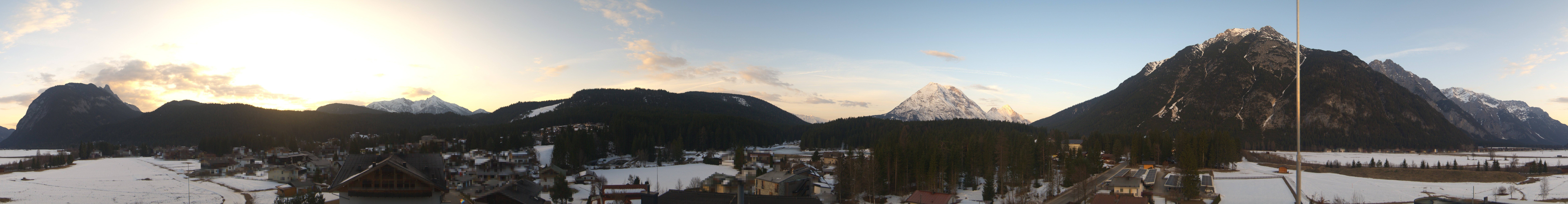 Archiv Foto Webcam Rundblick Leutasch