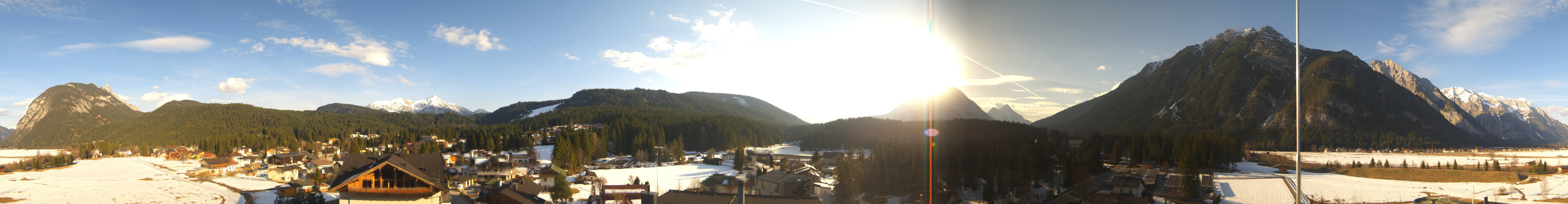 Archiv Foto Webcam Rundblick Leutasch