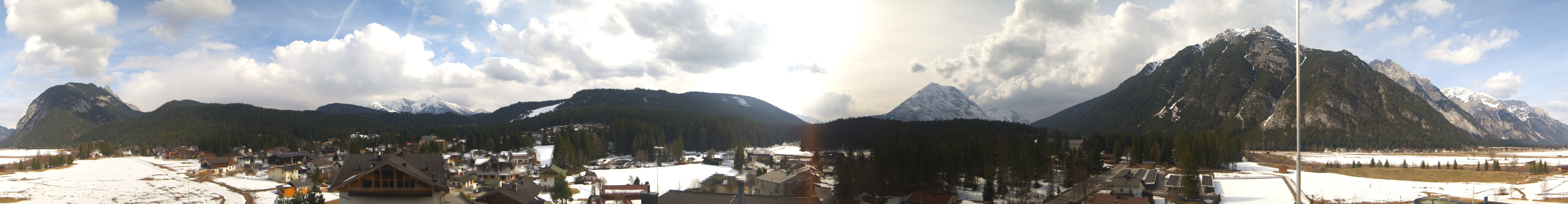 Archiv Foto Webcam Rundblick Leutasch