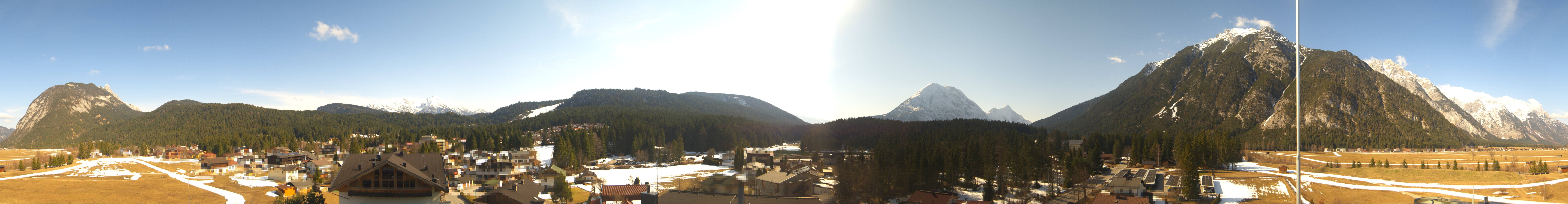 Archiv Foto Webcam Rundblick Leutasch