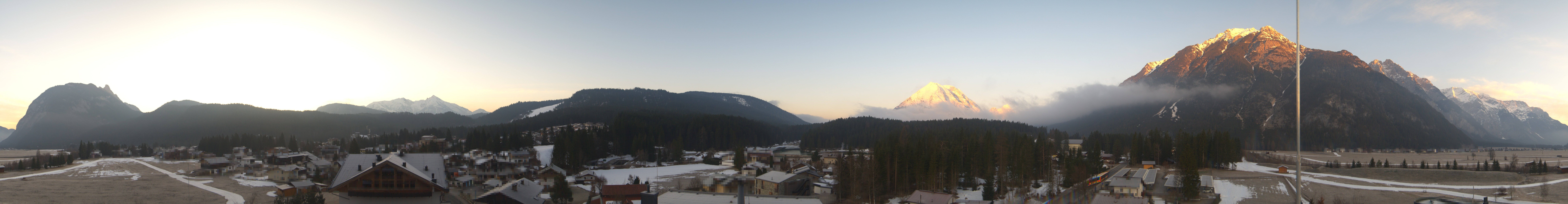 Archiv Foto Webcam Rundblick Leutasch