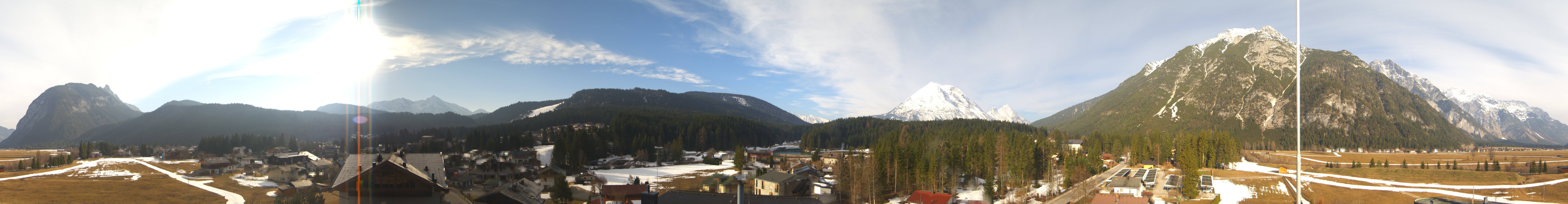 Archived image Webcam Leutasch Panorama
