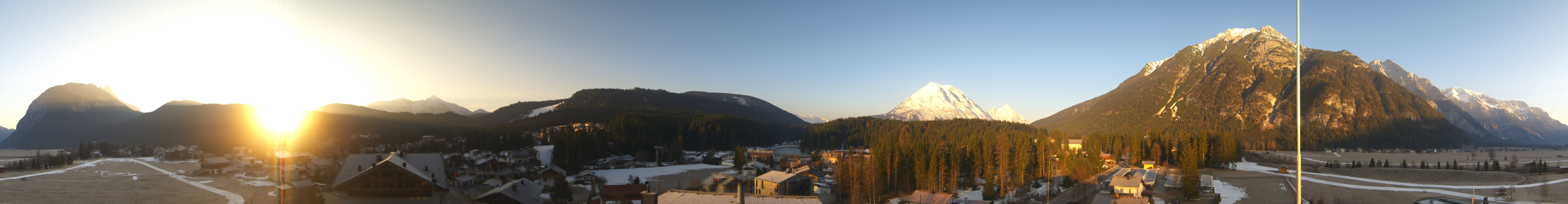 Archiv Foto Webcam Rundblick Leutasch