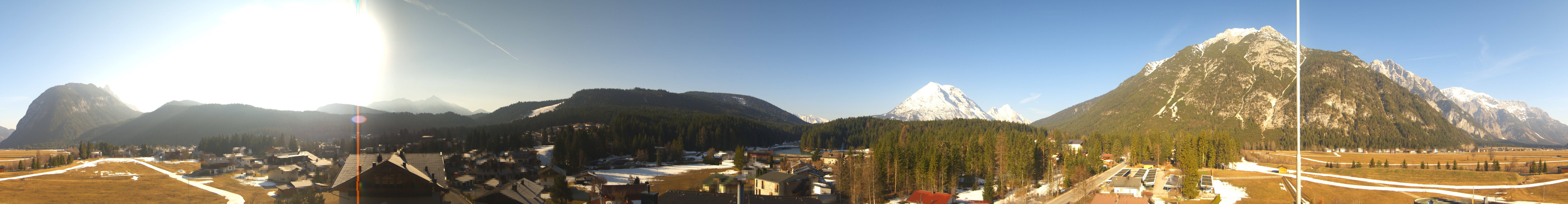 Archiv Foto Webcam Rundblick Leutasch