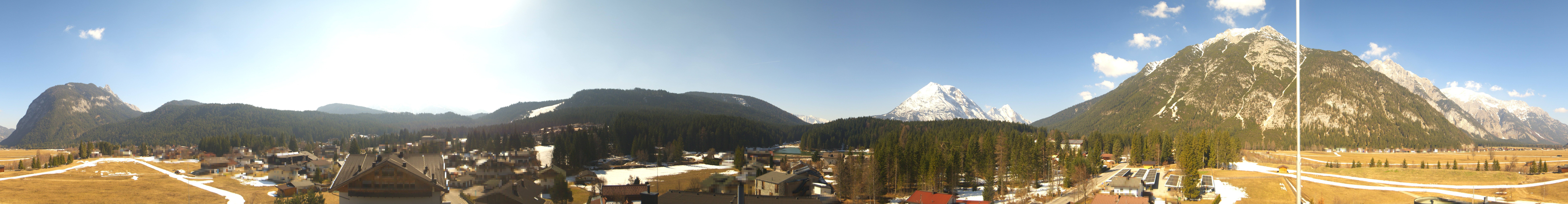 Archiv Foto Webcam Rundblick Leutasch