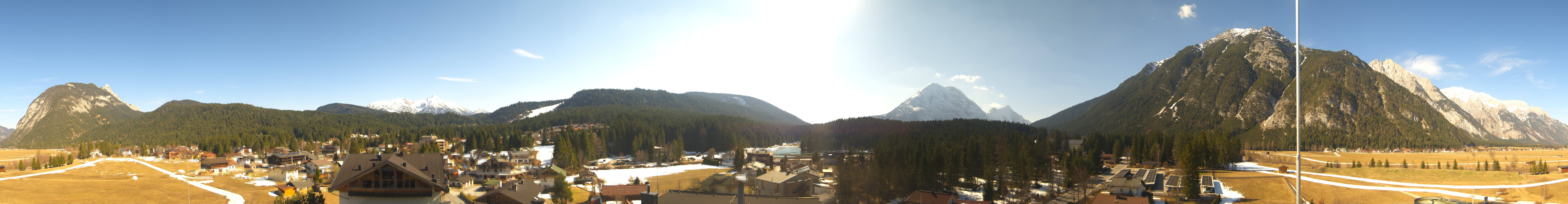 Archiv Foto Webcam Rundblick Leutasch