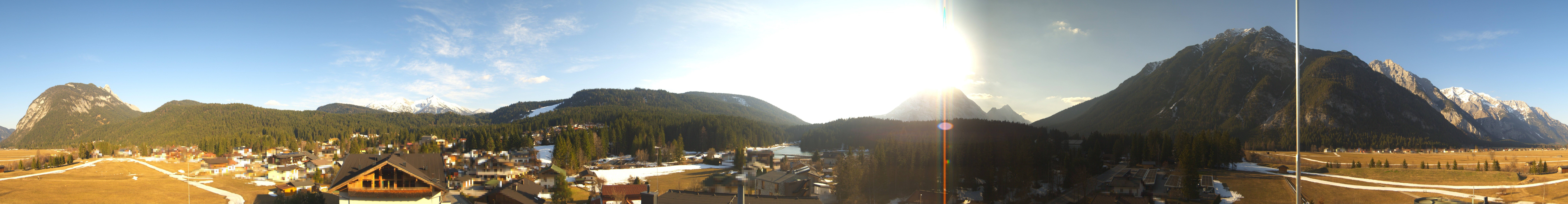 Archiv Foto Webcam Rundblick Leutasch