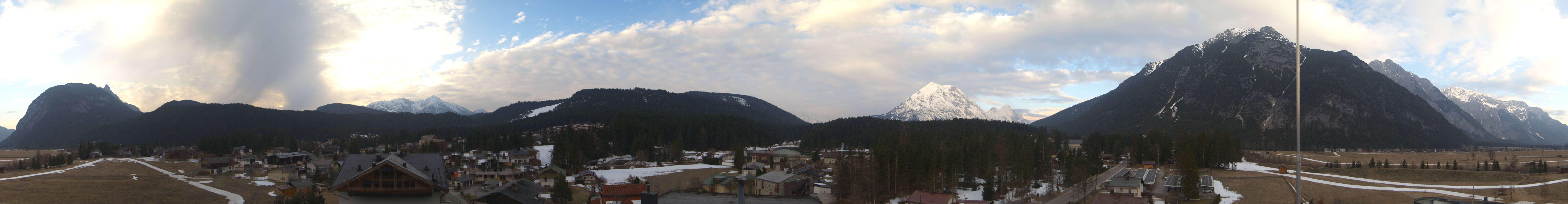 Archiv Foto Webcam Rundblick Leutasch
