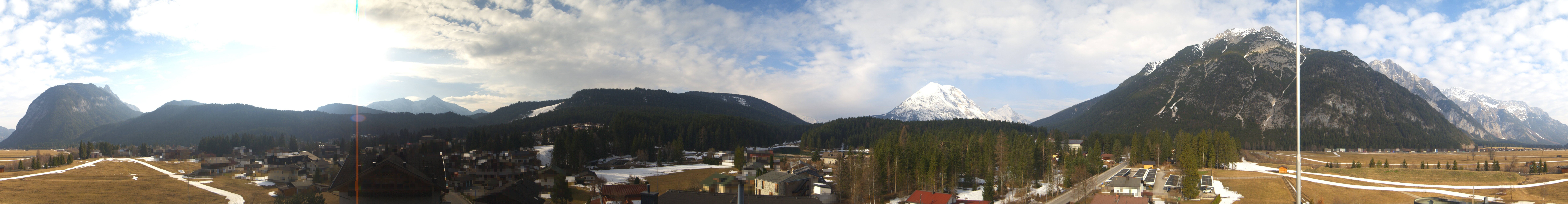 Archiv Foto Webcam Rundblick Leutasch