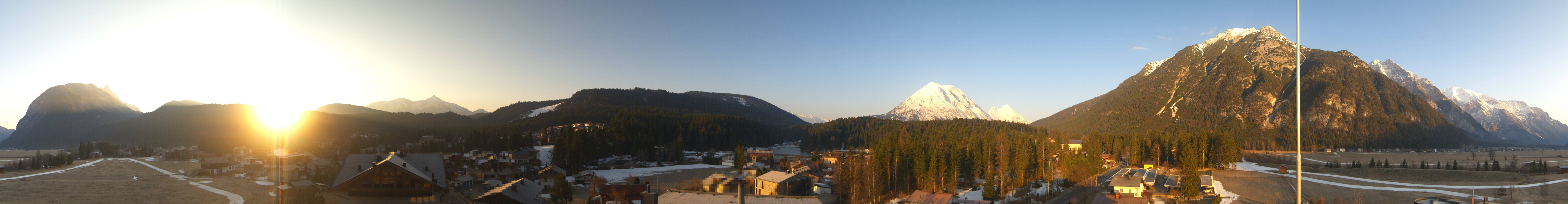 Archiv Foto Webcam Rundblick Leutasch