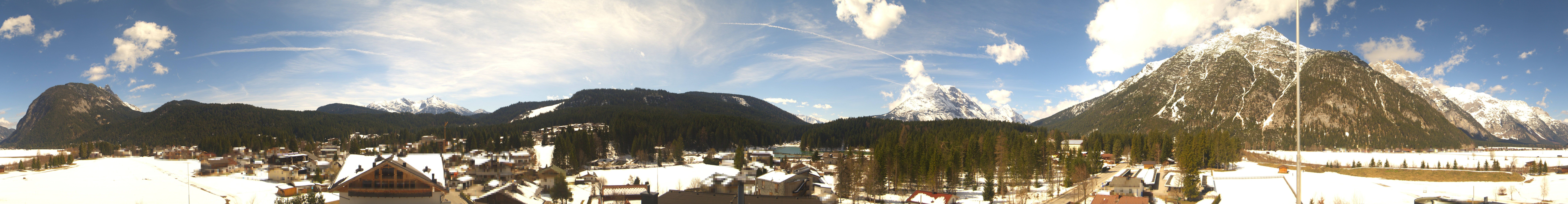 Archiv Foto Webcam Rundblick Leutasch