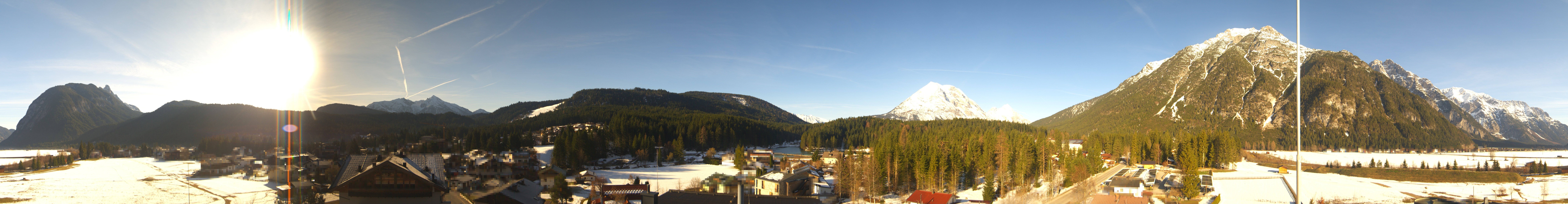 Archiv Foto Webcam Rundblick Leutasch