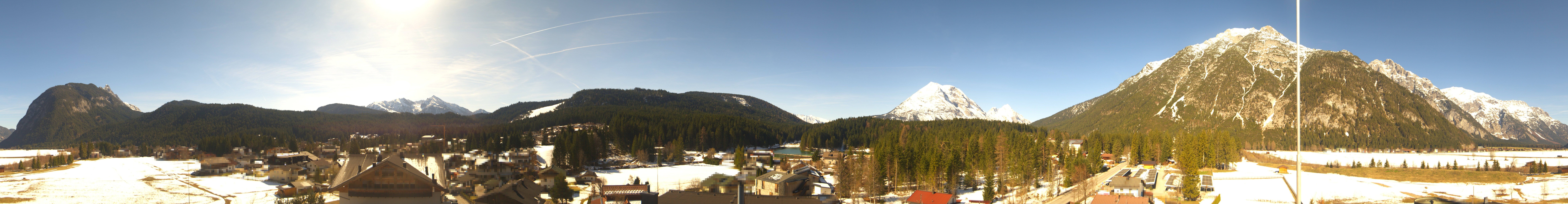 Archiv Foto Webcam Rundblick Leutasch