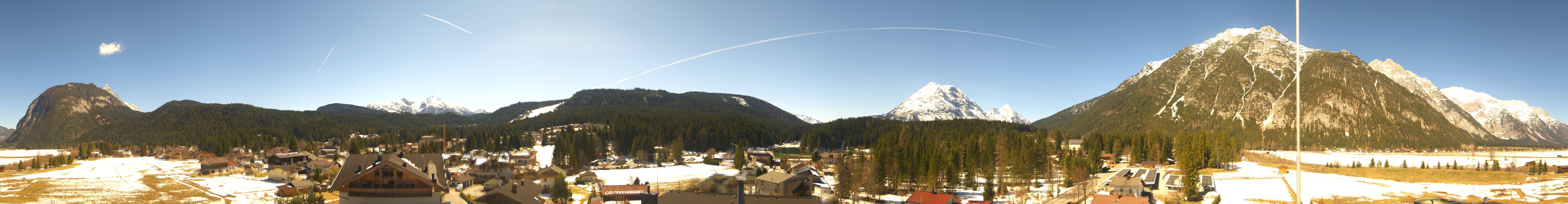 Archiv Foto Webcam Rundblick Leutasch