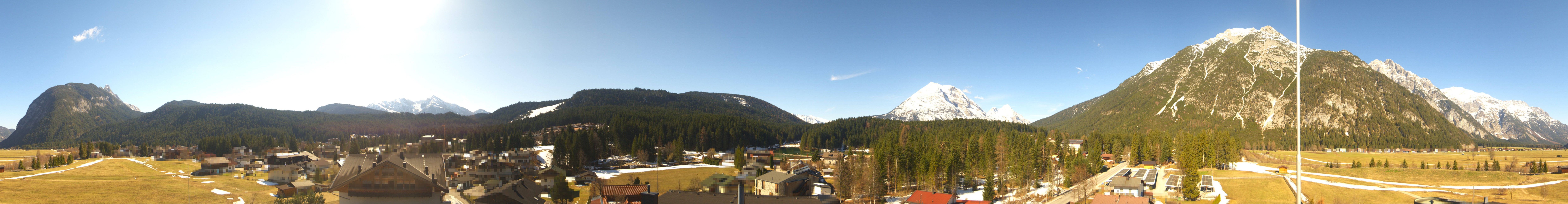 Archived image Webcam Leutasch Panorama