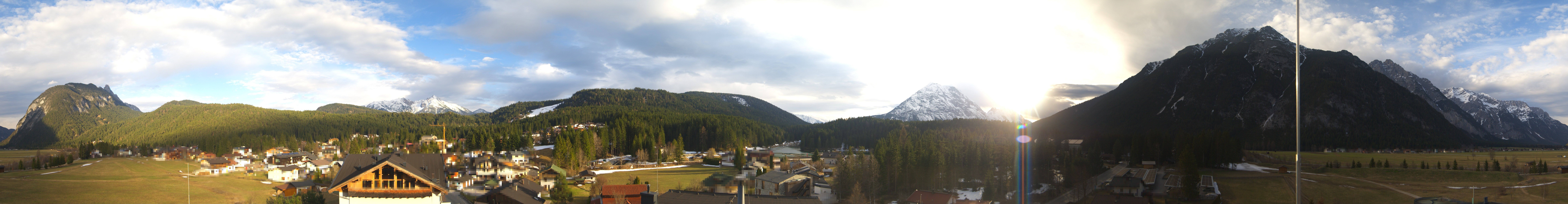 Archiv Foto Webcam Rundblick Leutasch