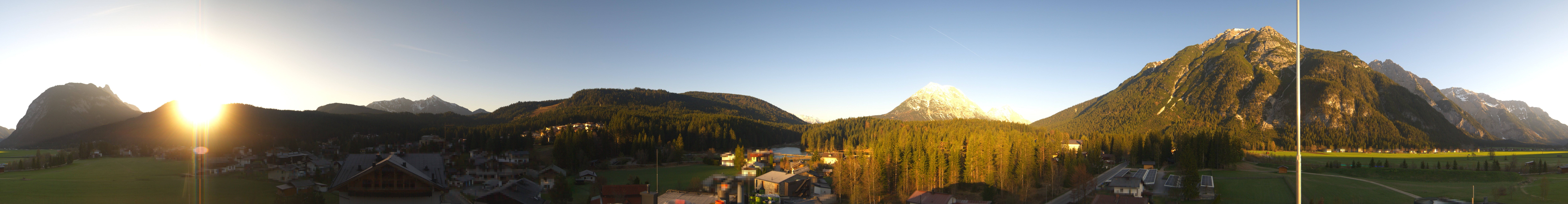 Archiv Foto Webcam Rundblick Leutasch