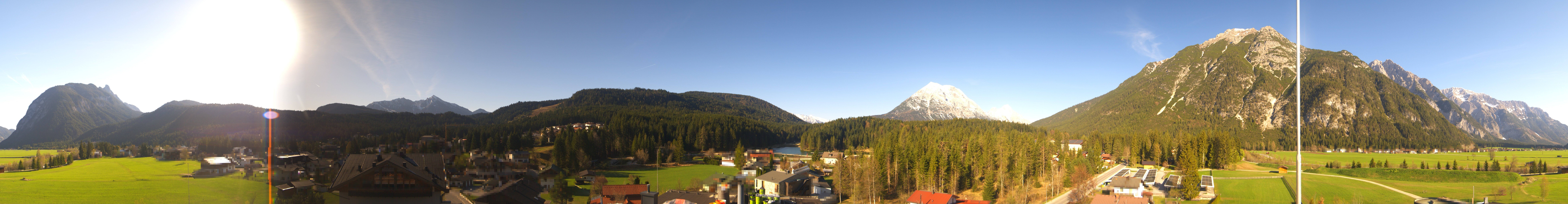 Archiv Foto Webcam Rundblick Leutasch