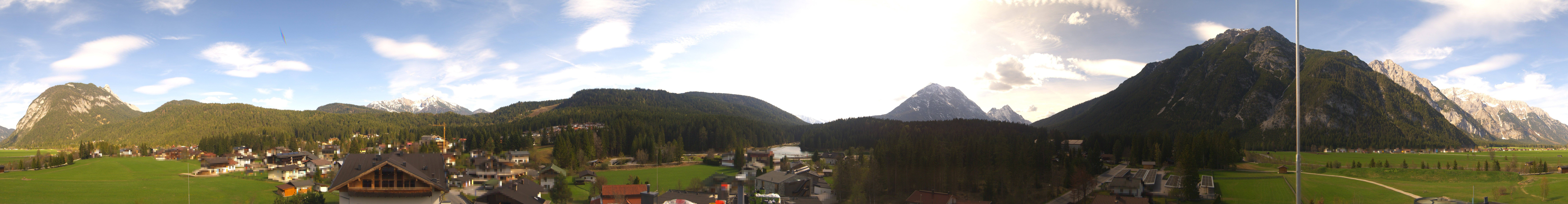 Archiv Foto Webcam Rundblick Leutasch