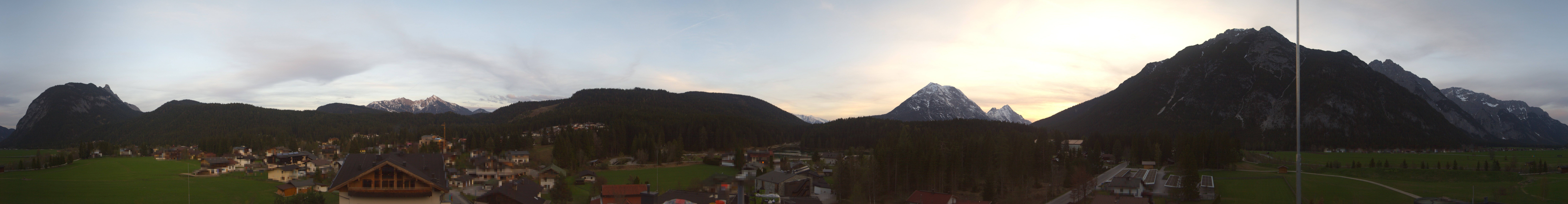 Archiv Foto Webcam Rundblick Leutasch