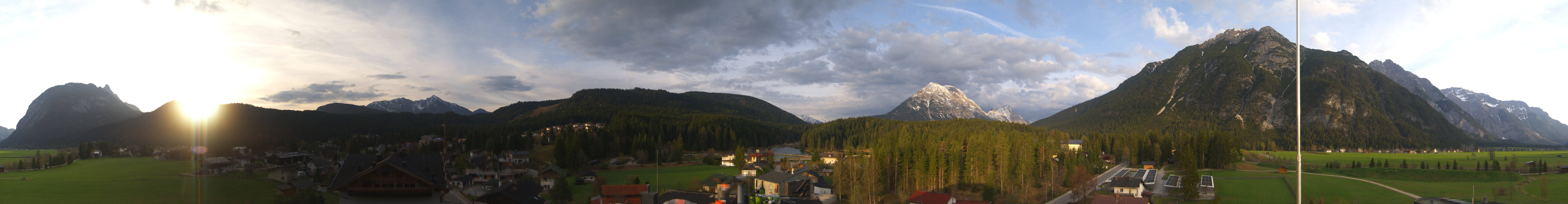 Archiv Foto Webcam Rundblick Leutasch