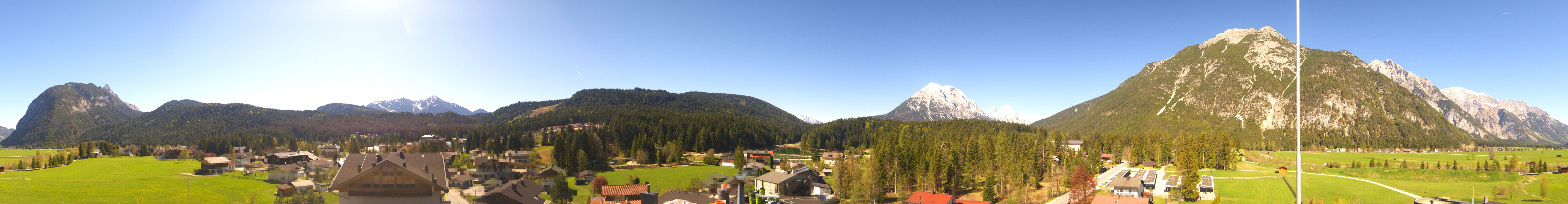 Archiv Foto Webcam Rundblick Leutasch