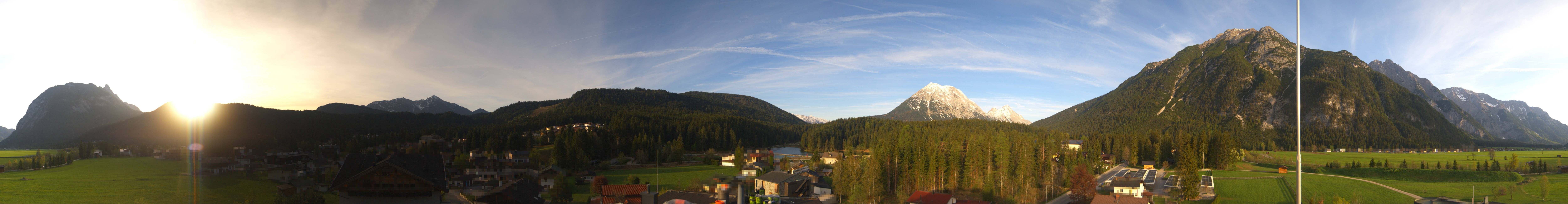 Archiv Foto Webcam Rundblick Leutasch