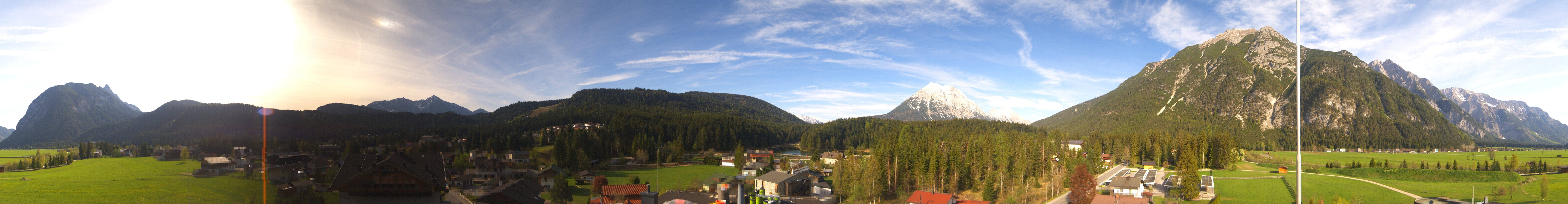 Archiv Foto Webcam Rundblick Leutasch