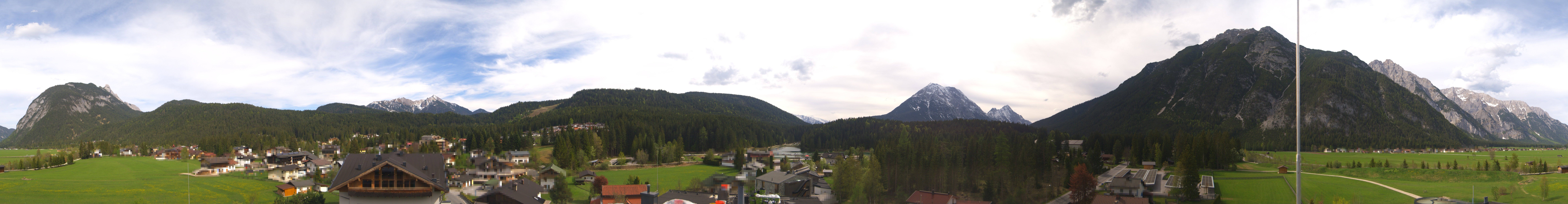 Archiv Foto Webcam Rundblick Leutasch