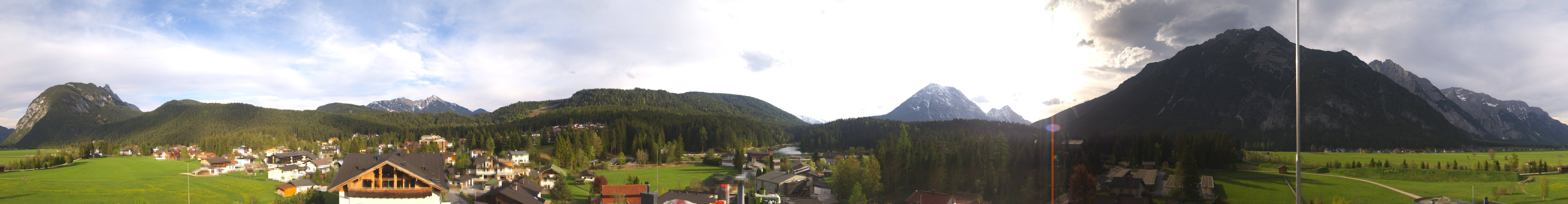 Archiv Foto Webcam Rundblick Leutasch
