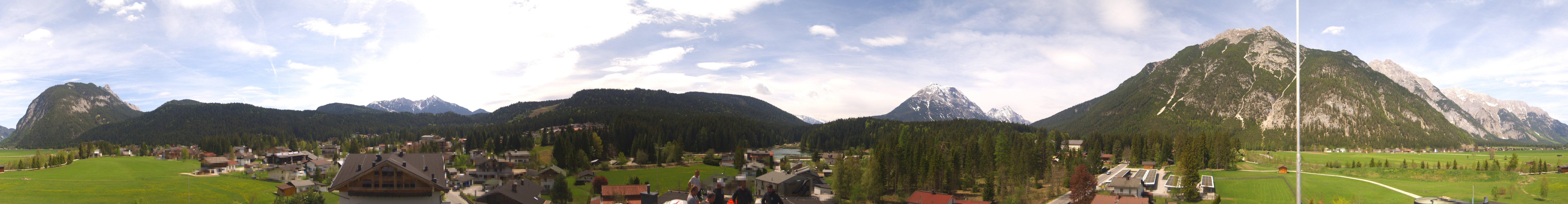 Archiv Foto Webcam Rundblick Leutasch