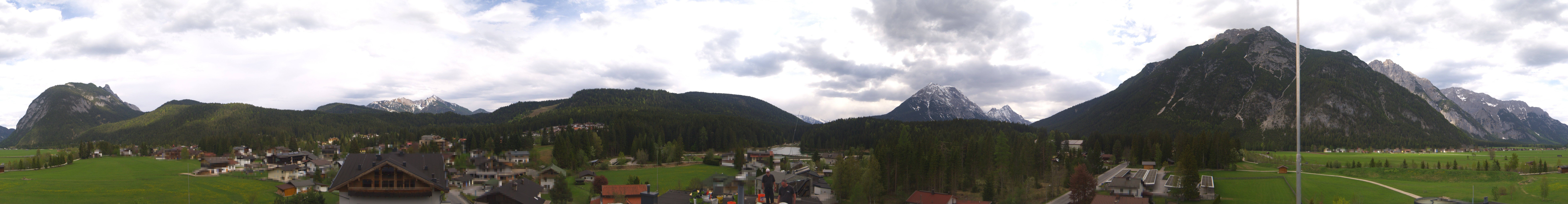 Archiv Foto Webcam Rundblick Leutasch