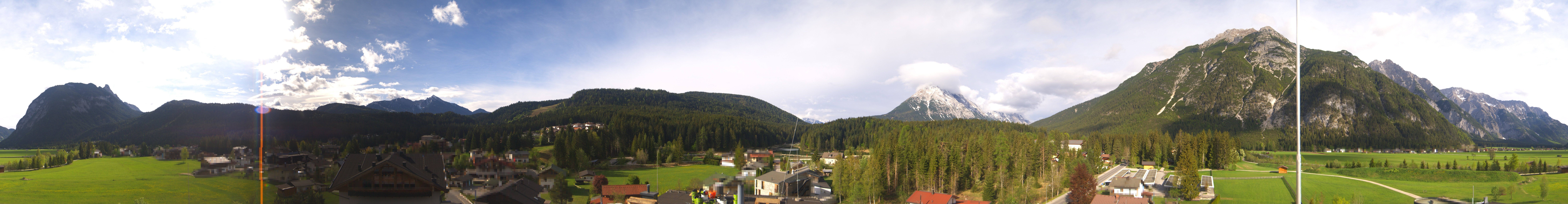 Archiv Foto Webcam Rundblick Leutasch