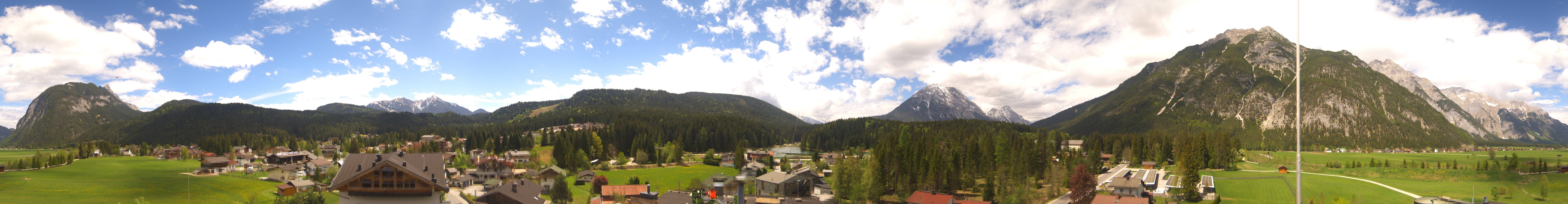 Archiv Foto Webcam Rundblick Leutasch